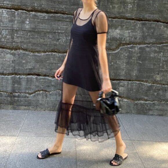 Sheer Midi Slip Dress - Picture 7 of 7